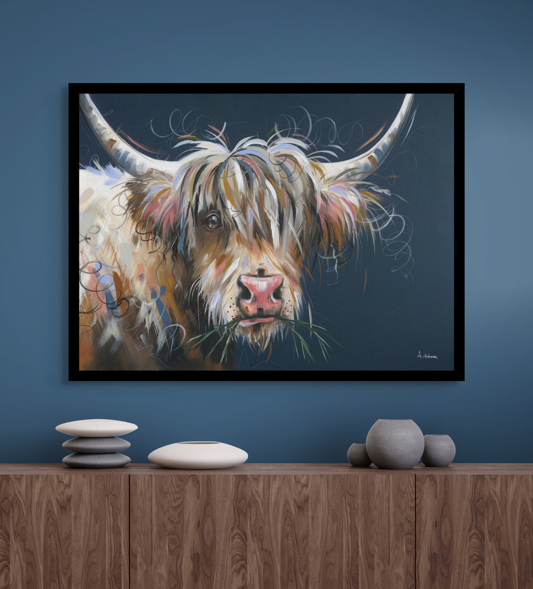 Highland Moo By Ashley Saunders *NEW* - TheArtistsQuarter