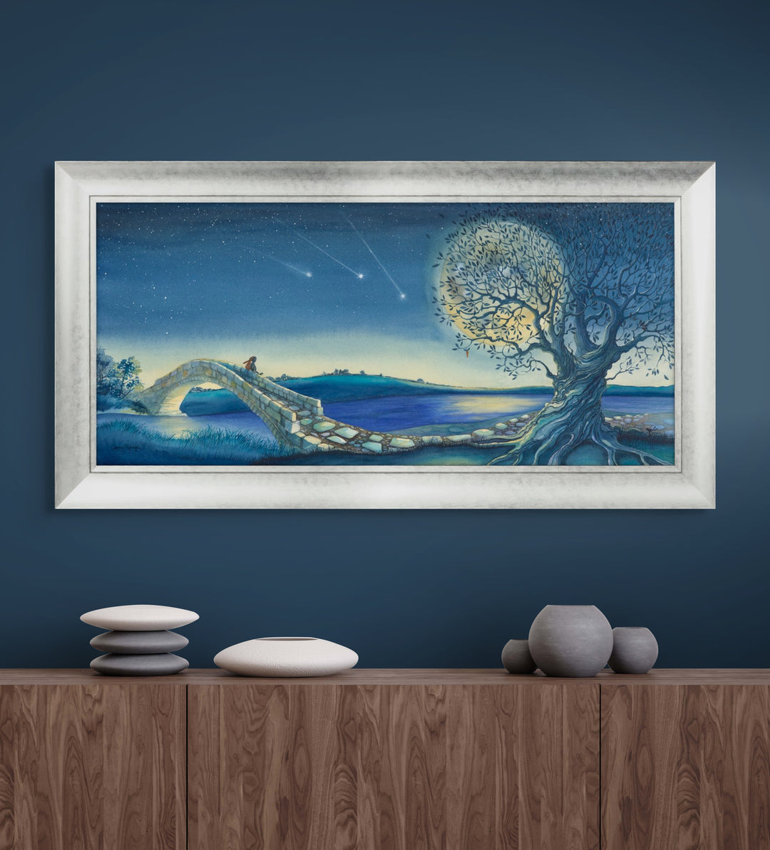 Over The Moon By Catherine Stephenson 🎄🎄 - TheArtistsQuarter