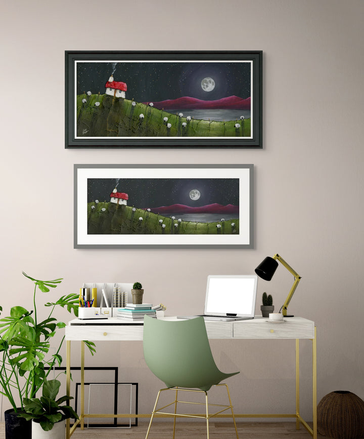 Glimmering Night By Geoff Beckett - TheArtistsQuarter
