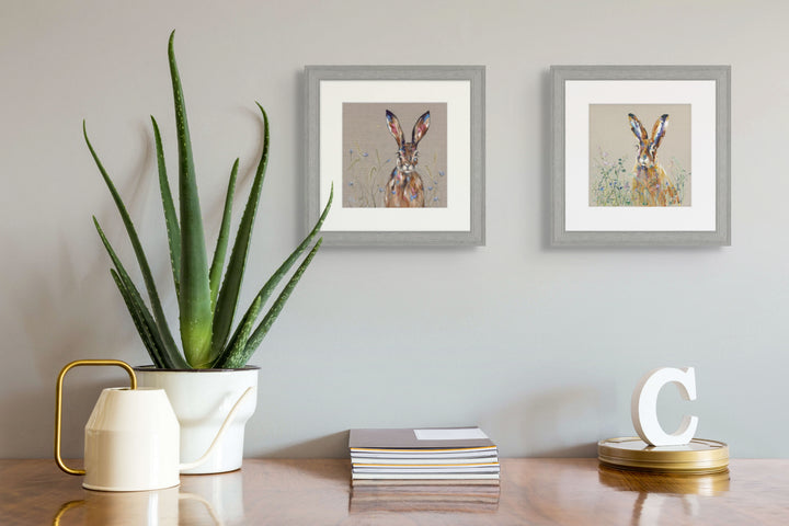 Hare And Barley Small By Louise Luton - TheArtistsQuarter