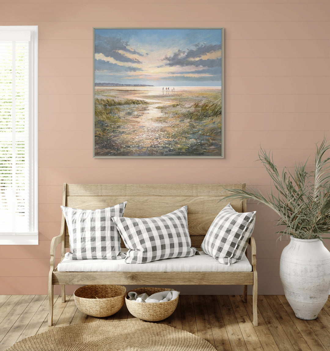 Sea Breeze Stroll By Michael Sanders *NEW* - TheArtistsQuarter