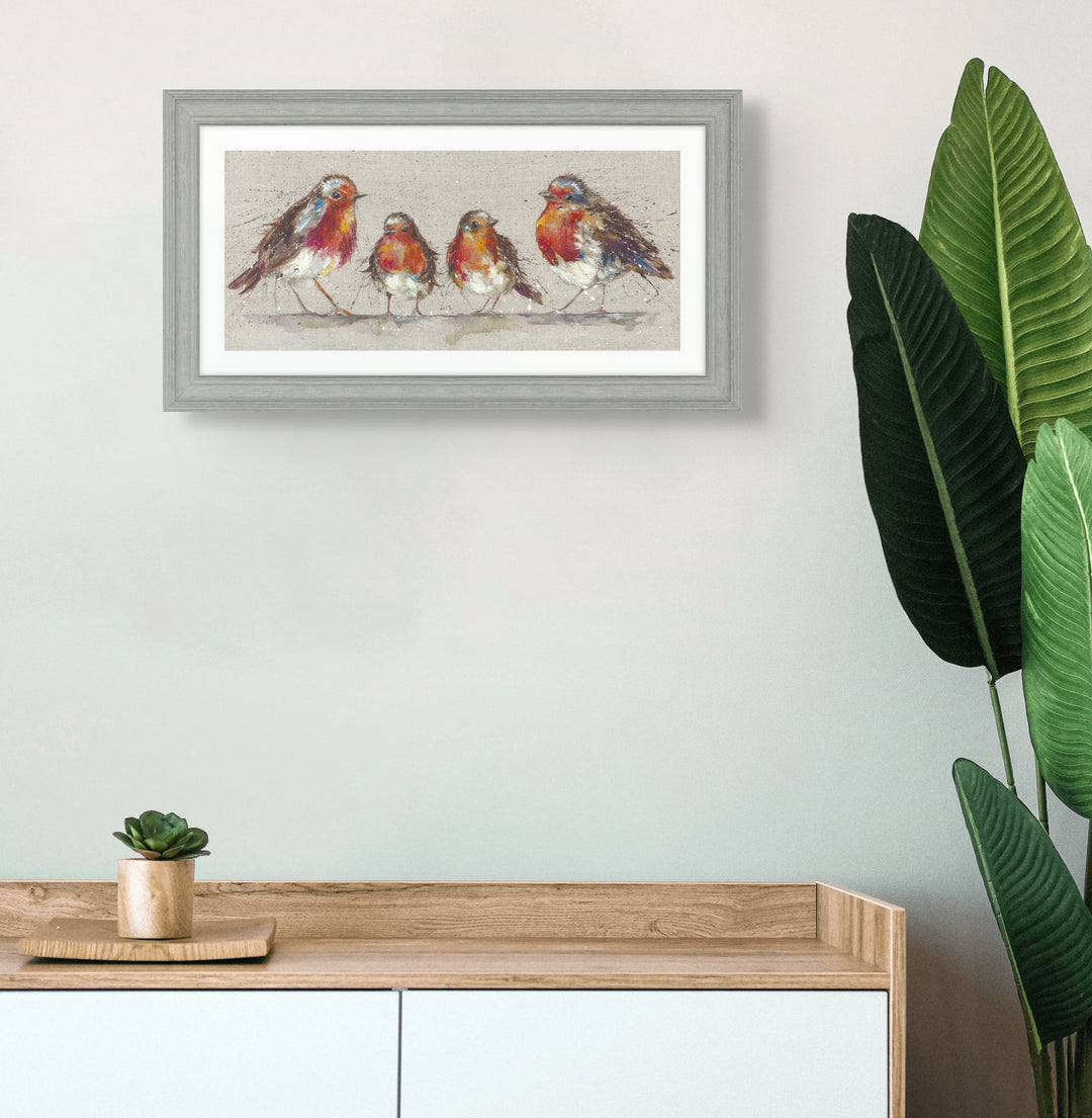 Robin Family By Nicola Jane Rowles - TheArtistsQuarter