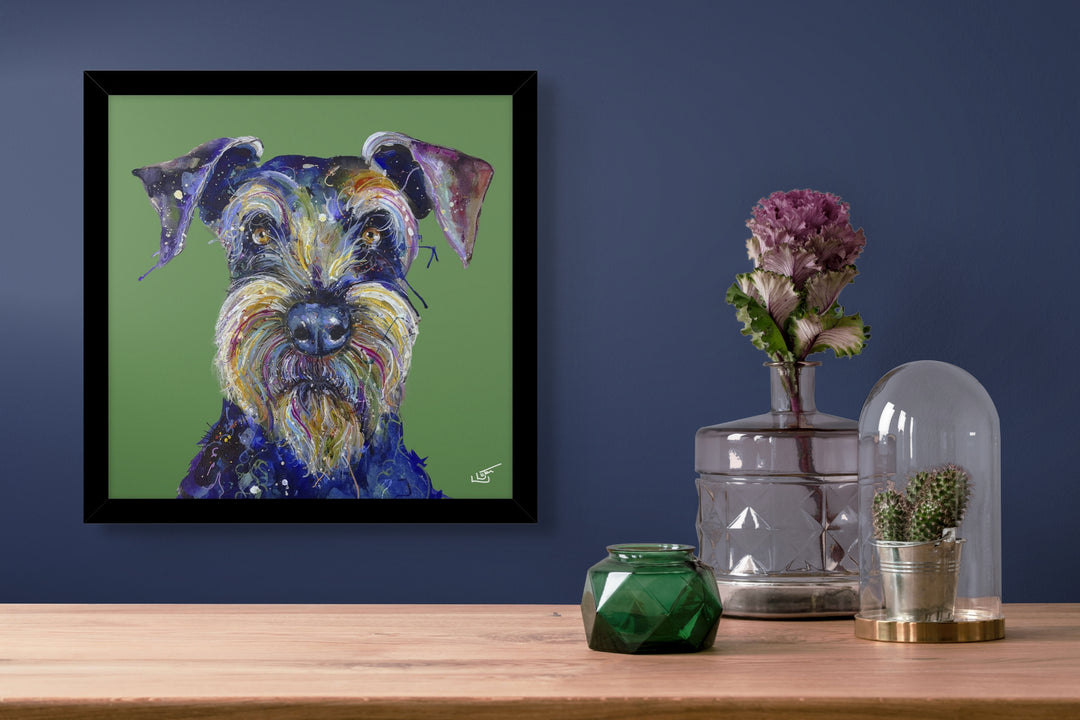 Schnauzer Small By Louise Luton - TheArtistsQuarter