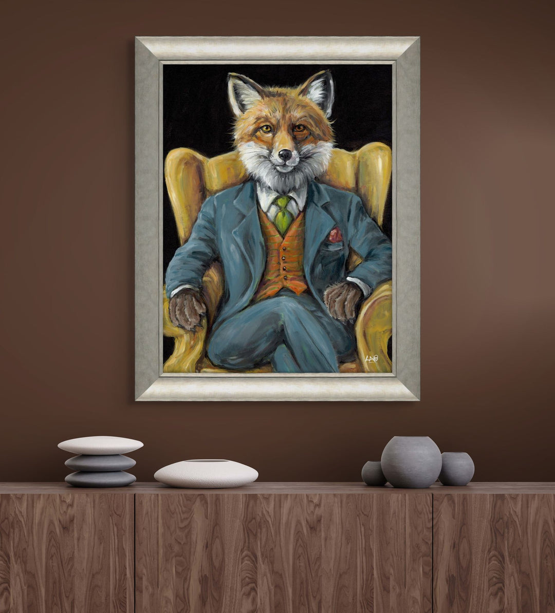 Finnegan (Large Gold Version) By Louise Brown - TheArtistsQuarter