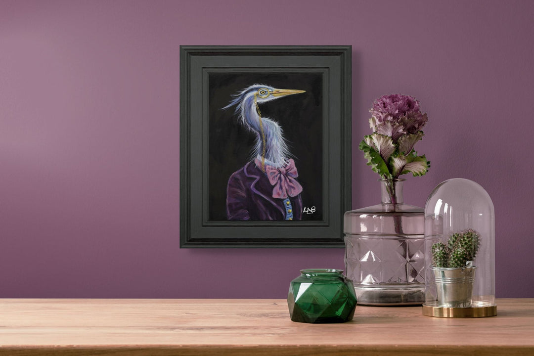Hector Heron (Small) By Louise Brown *To be discontinued, last chance to order - TheArtistsQuarter
