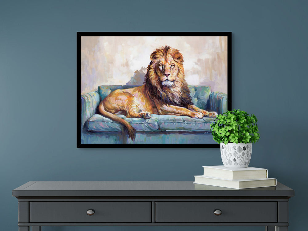 Lions Day Off By Leon Devenice *To be discontinued, last chance to order - TheArtistsQuarter