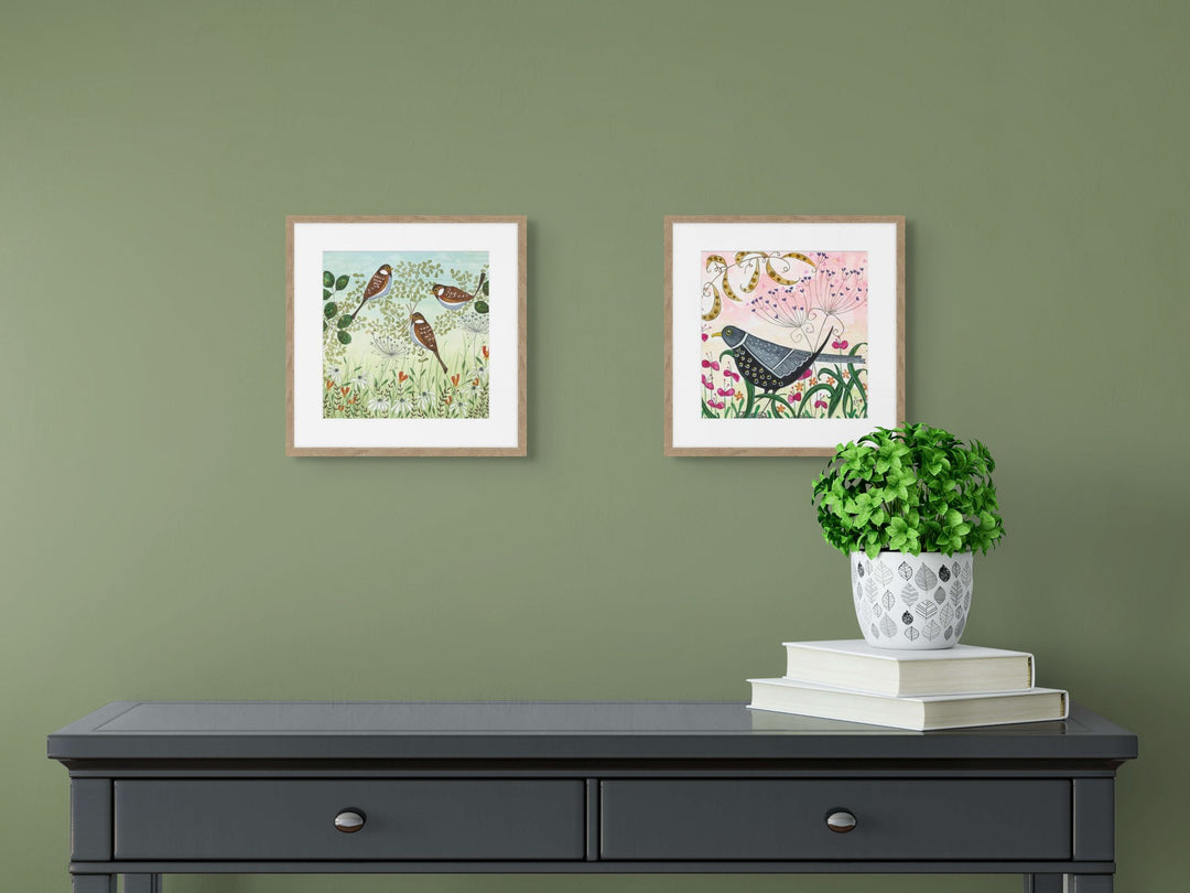Blackbird’s Garden By Linda Hoskin - TheArtistsQuarter