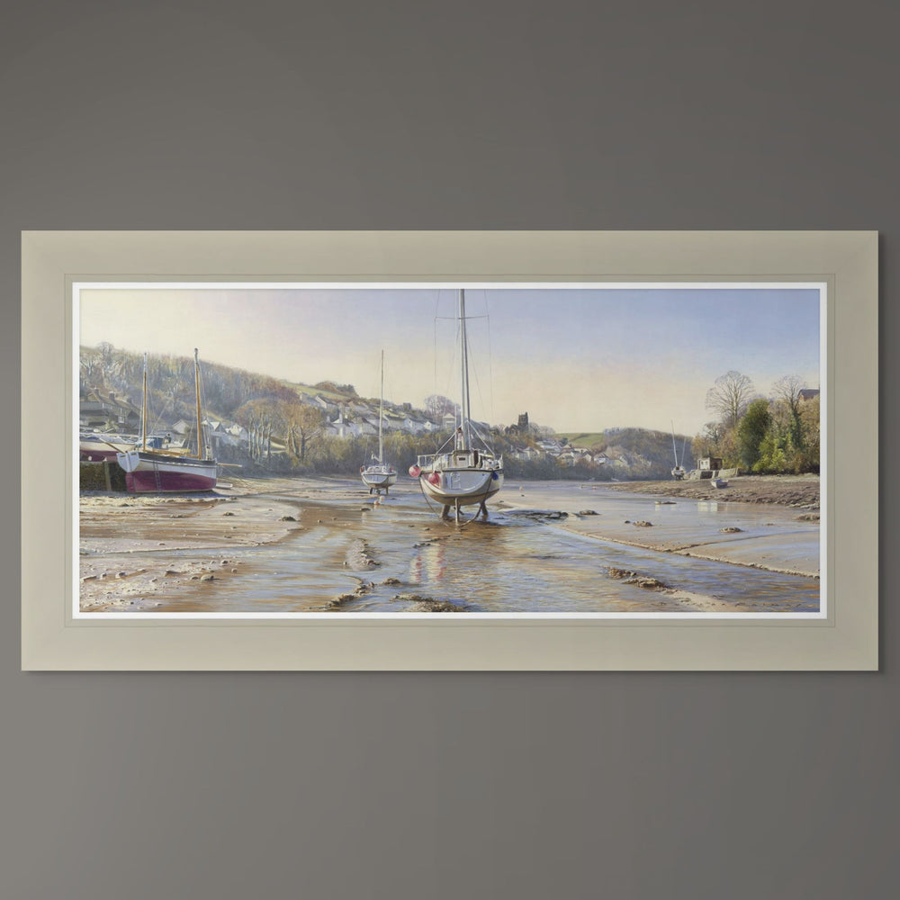 First Light On The Harbour By Duncan Palmar - TheArtistsQuarter
