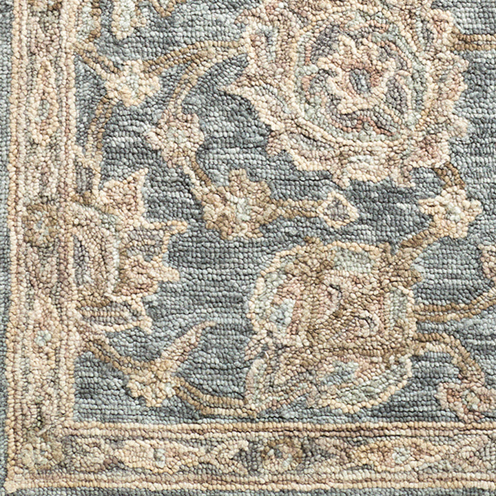 Arnold Traditional Wool Rug Blue - TheArtistsQuarter