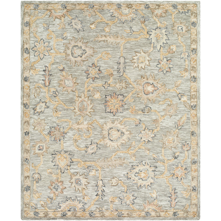 Arnold Traditional Wool Rug Grey - TheArtistsQuarter