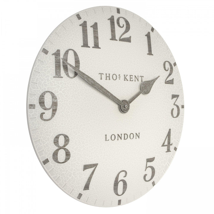 Thomas Kent London. Arabic Outdoor Wall Clock 20" (51cm) Crackle - TheArtistsQuarter