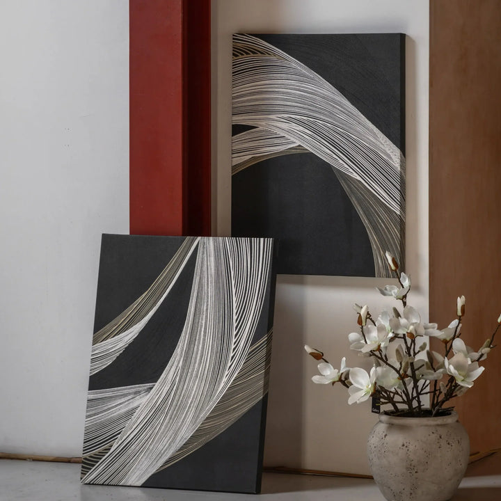 Curve Appeal Canvas Set of 2 - TheArtistsQuarter