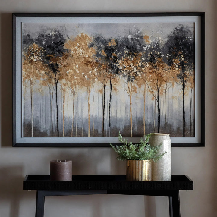 Glisten Framed Canvas By Laura Bolton