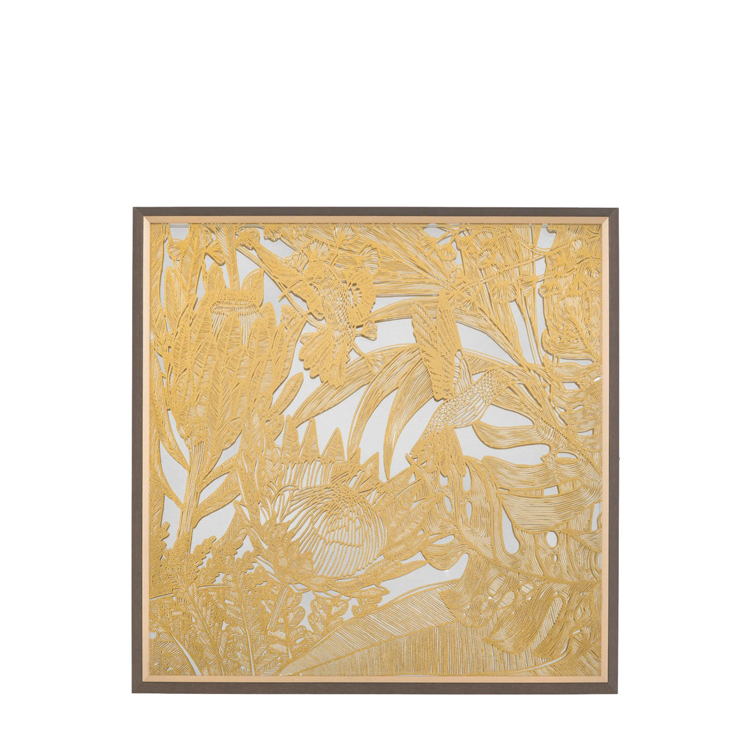 Hummingbird Dance Mirrored Framed Art By Esme Lintin