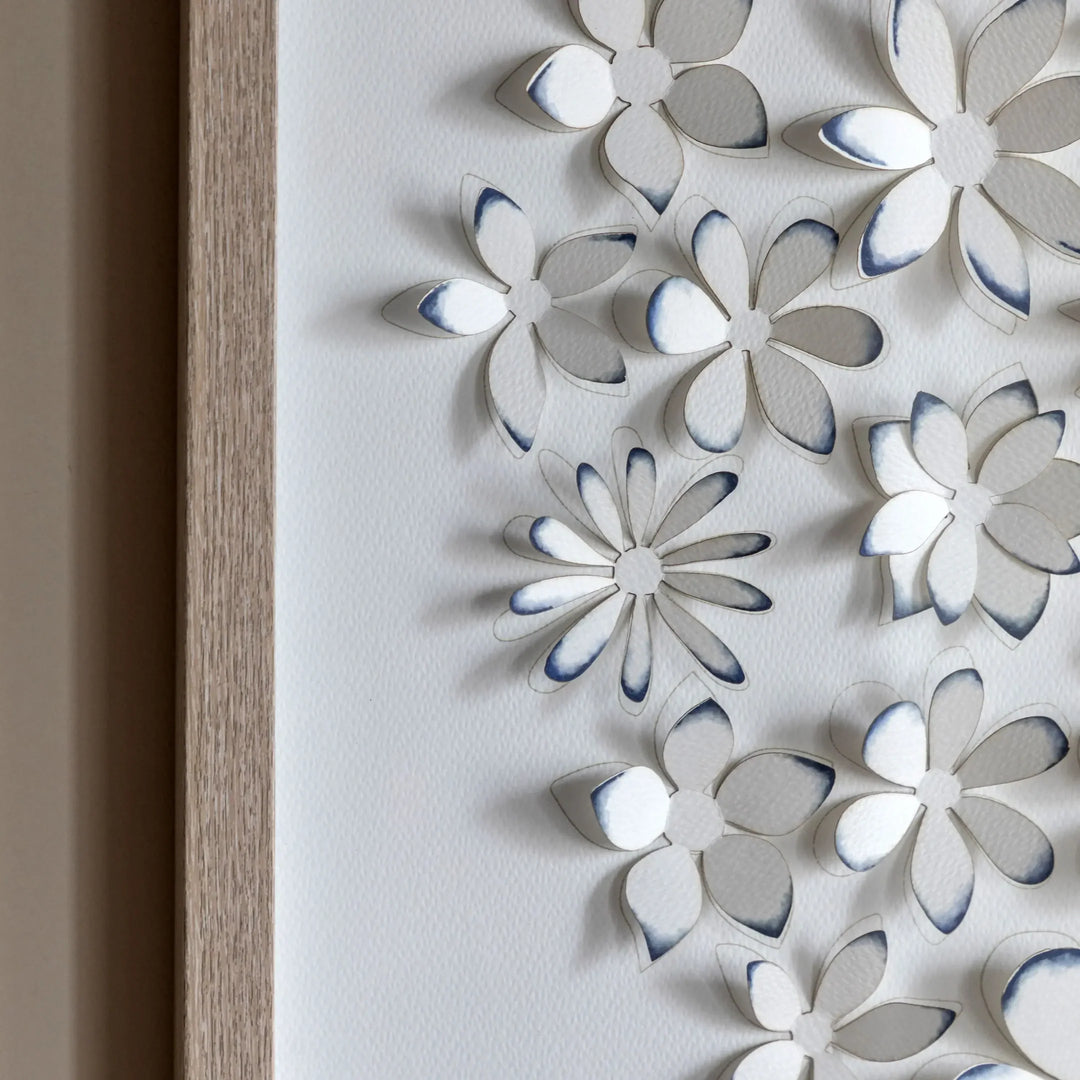 Unfurling Petals Framed Art by Nicole McHugh PRE ORDER MID JULY - TheArtistsQuarter