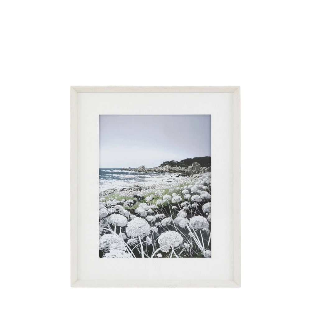 Waves & Wild Flowers II Framed Art by Joanne Lea - TheArtistsQuarter
