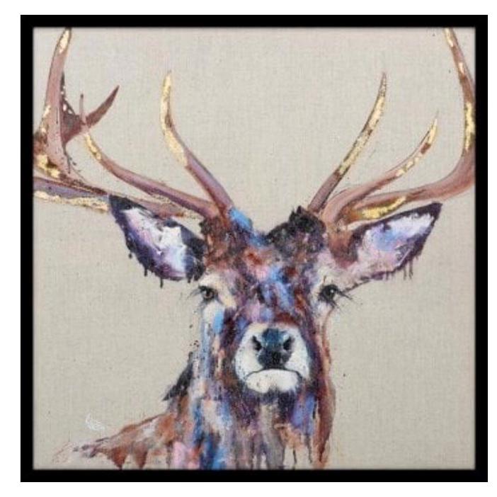 Majesty Large By Louise Luton Framed Canvas - TheArtistsQuarter