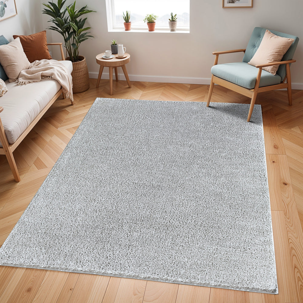 Cloudy Shaggy Rug Grey & Light Grey - TheArtistsQuarter