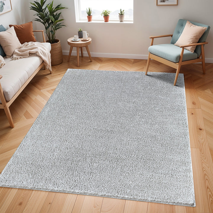 Cloudy Shaggy Rug Grey & Light Grey - TheArtistsQuarter