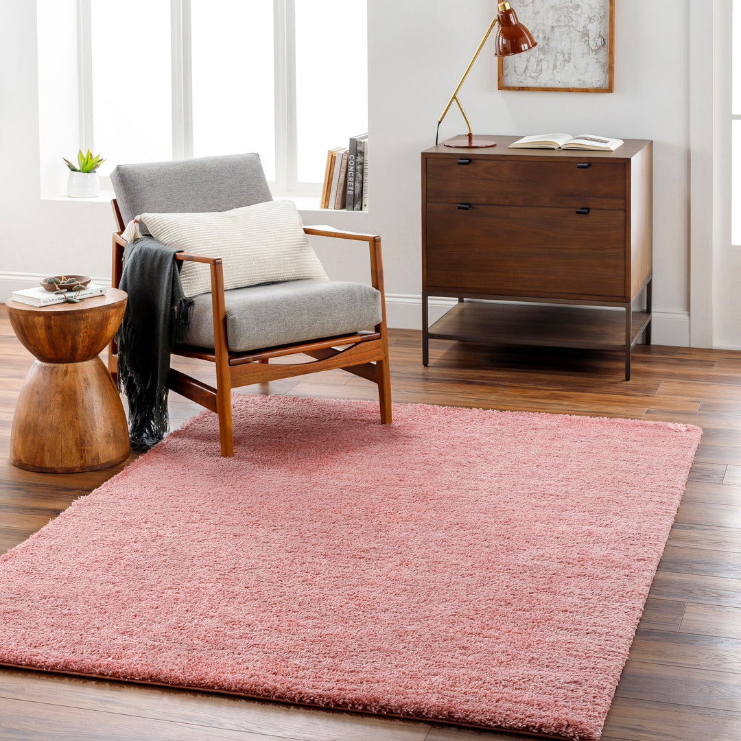 Cloudy Shaggy Rug Pink - TheArtistsQuarter