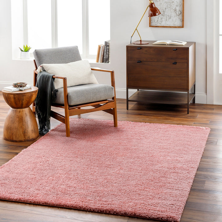Cloudy Shaggy Rug Pink - TheArtistsQuarter