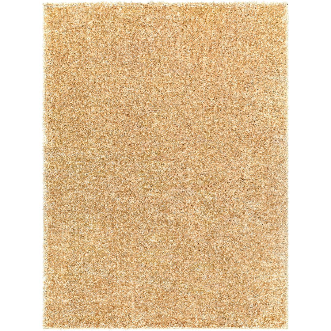 Cloudy Shaggy Rug Yellow - TheArtistsQuarter