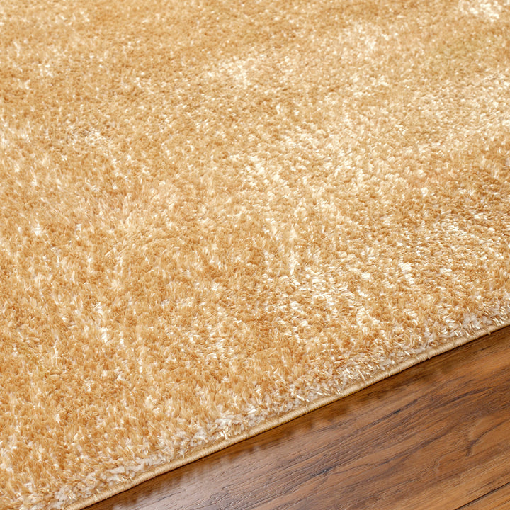 Cloudy Shaggy Rug Yellow - TheArtistsQuarter