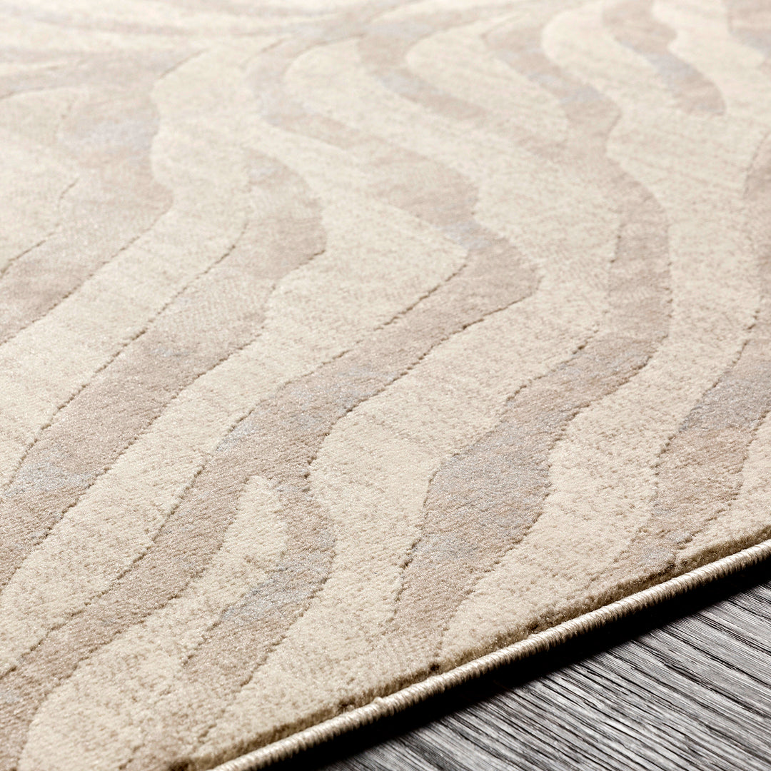 City Animal Print Zebra Boho Rug Beige - TheArtistsQuarter