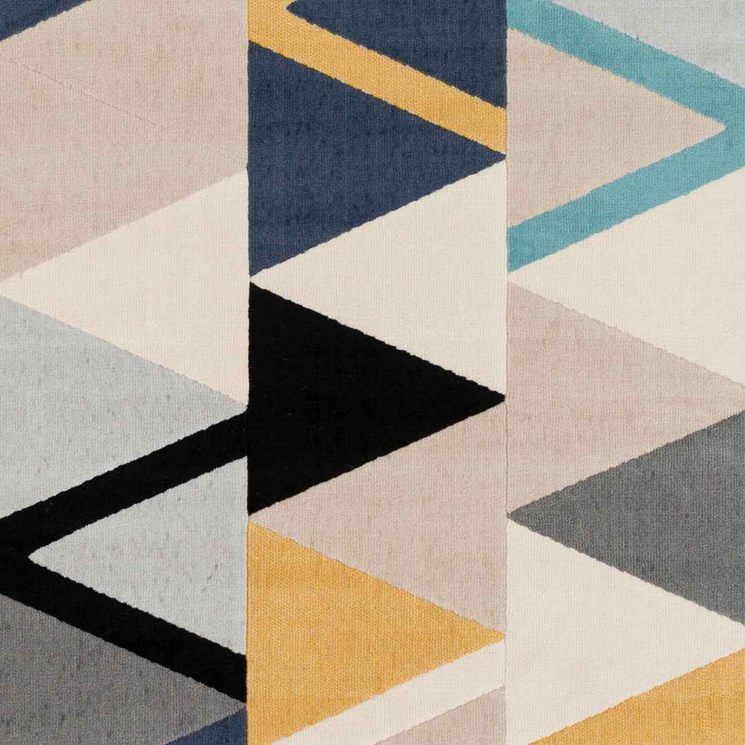 City Geometric Runner Yellow - TheArtistsQuarter