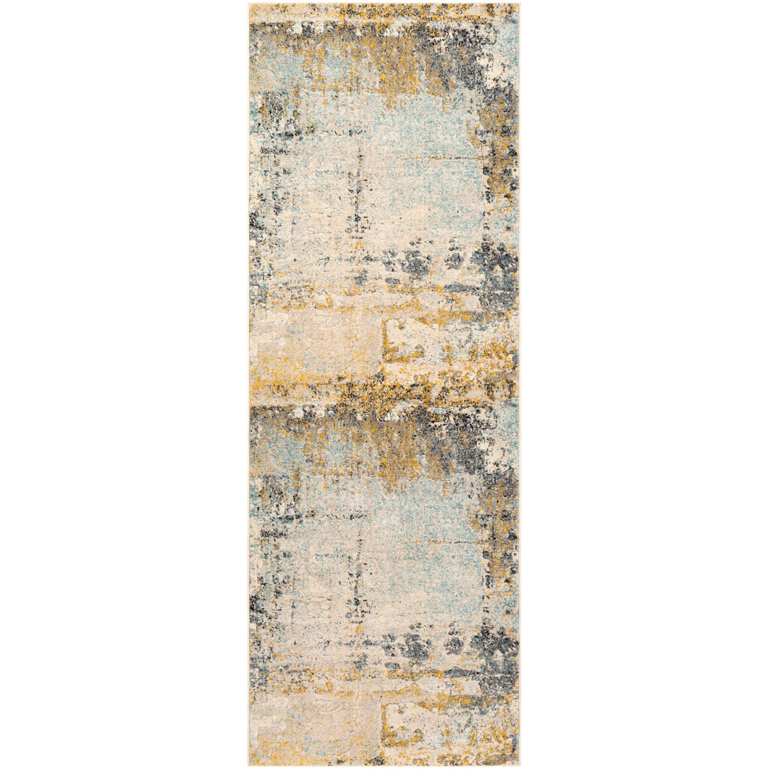 City Abstract Marble Runner Yellow - TheArtistsQuarter