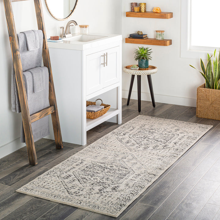 City Vintage Traditional Boho Runner Beige - TheArtistsQuarter