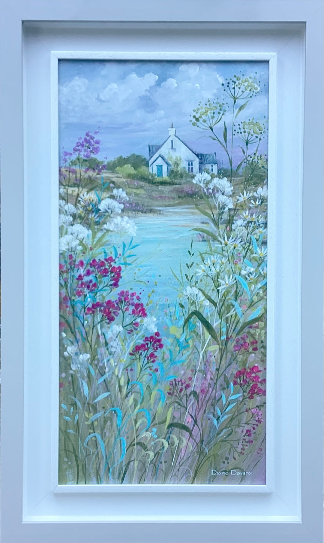 Cove Blooms II Original Artwork By Diane Demirci - TheArtistsQuarter