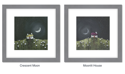 Moonlit House By Geoff Beckett *EXCLUSIVE* - TheArtistsQuarter