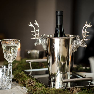 Culinary Concepts London. Stag Single Wine Bottle Cooler - TheArtistsQuarter