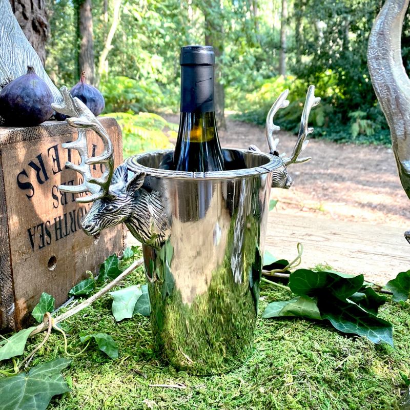 Culinary Concepts London. Stag Single Wine Bottle Cooler - TheArtistsQuarter