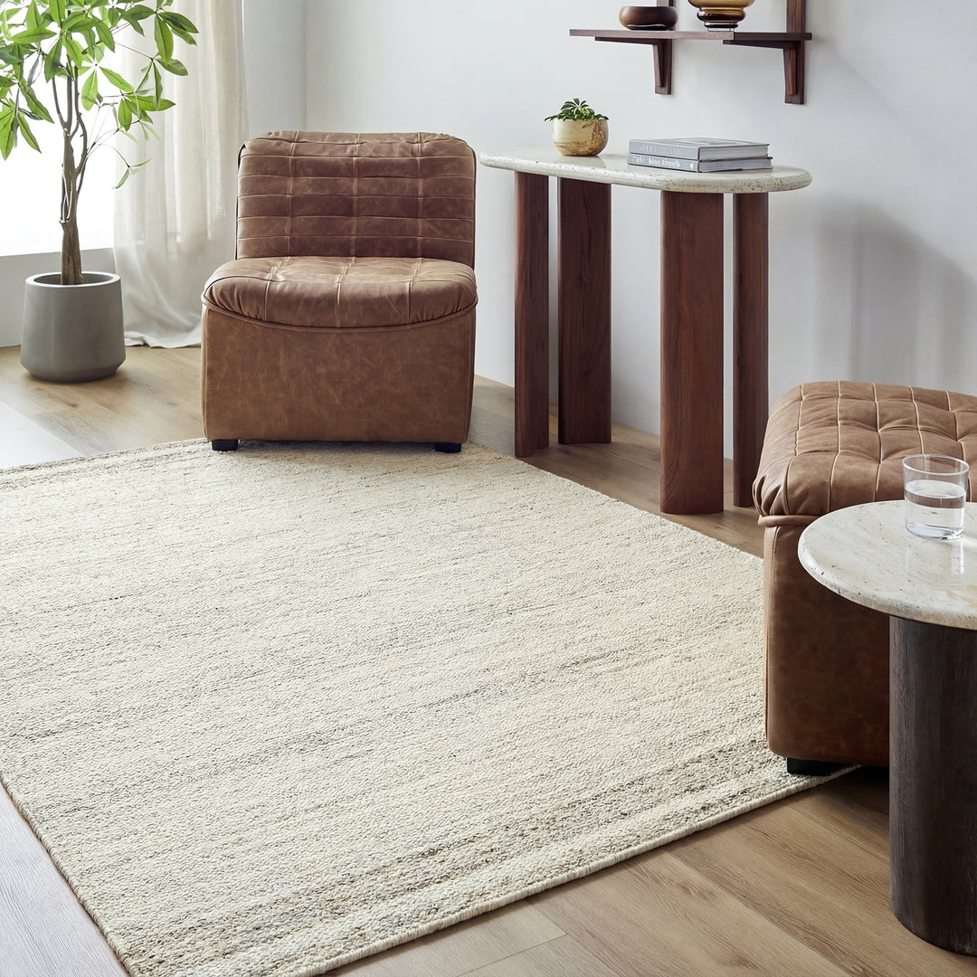 Derby Cottage Wool Rug Grey - TheArtistsQuarter