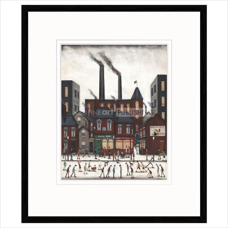 Edna's Baps by Sean Durkin - matt black oak frame