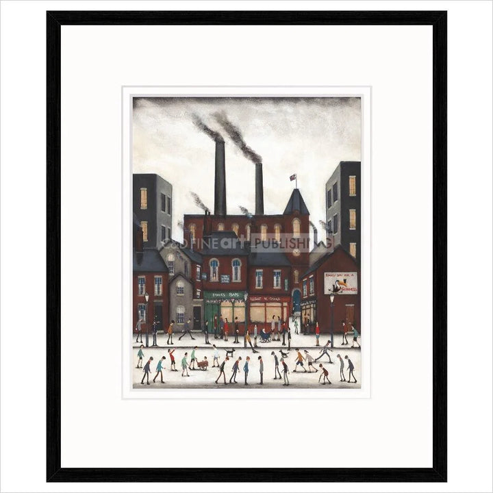 Edna's Baps by Sean Durkin - matt black oak frame