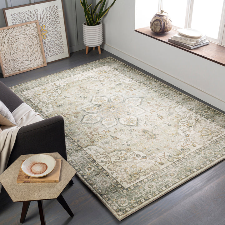 Erin Traditional Boho Rug Blue - TheArtistsQuarter