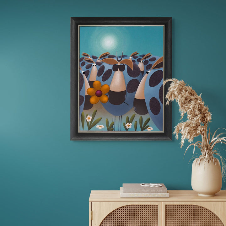 Cow With Shades By Simon Clarke - TheArtistsQuarter