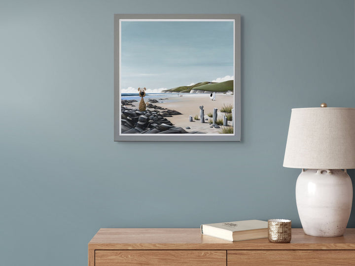 Sitting On The Rock Of The Bay By Simon Clarke - TheArtistsQuarter