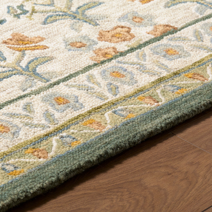 Fairfax Global Wool Rug Yellow - TheArtistsQuarter