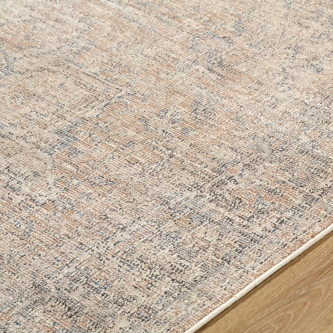 Maria Elena Galey Alix Vintage Rug Brown & Beige - TheArtistsQuarter
