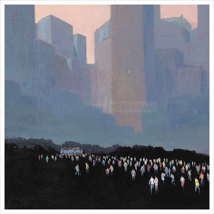 Crowded House By Ged Mitchell - TheArtistsQuarter