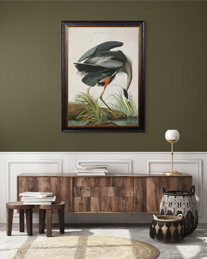 C.1838 AUDUBON'S HERONS - TheArtistsQuarter