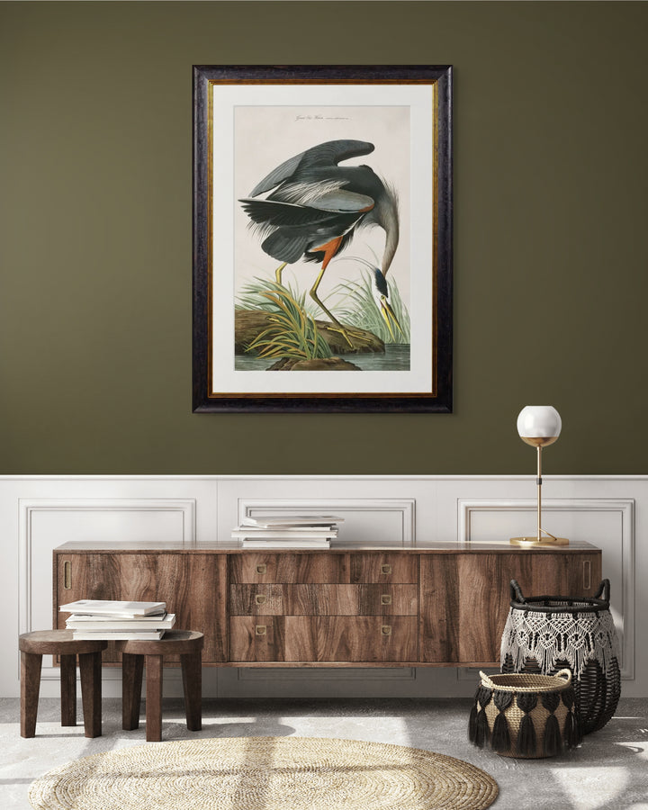 C.1838 AUDUBON'S HERONS - TheArtistsQuarter