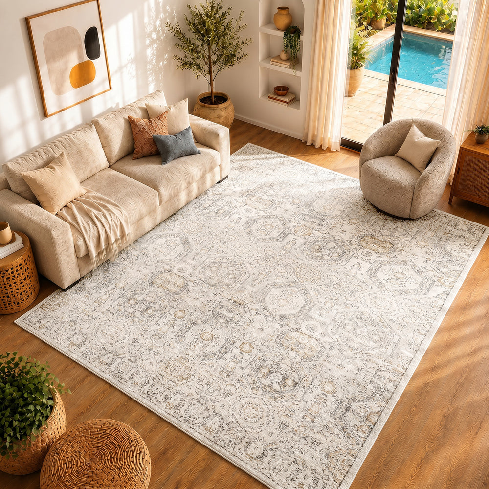 Indigo Traditional Rug Brown - TheArtistsQuarter