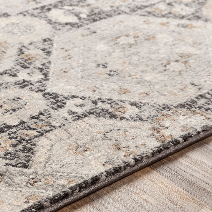Indigo Traditional Rug Black - TheArtistsQuarter