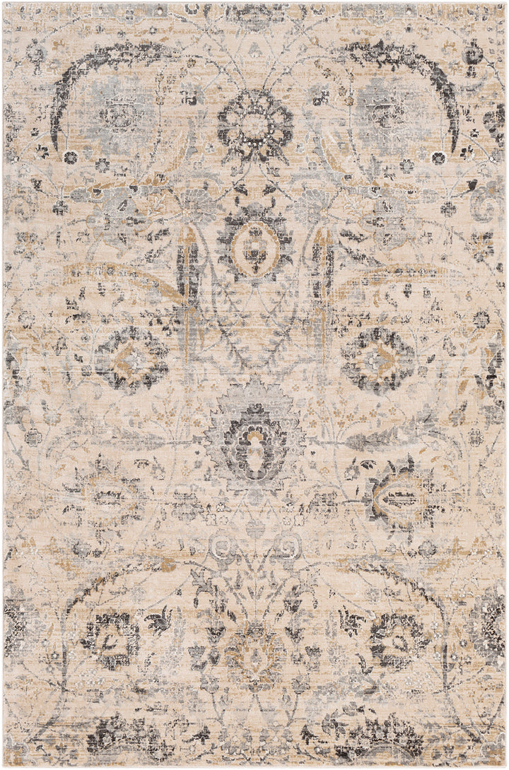 Indigo Traditional Rug Beige - TheArtistsQuarter