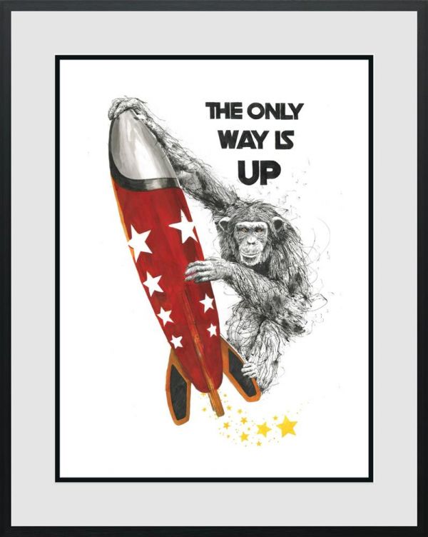 The Only Way Is Up By Scott Tetlow Limited Edition - TheArtistsQuarter